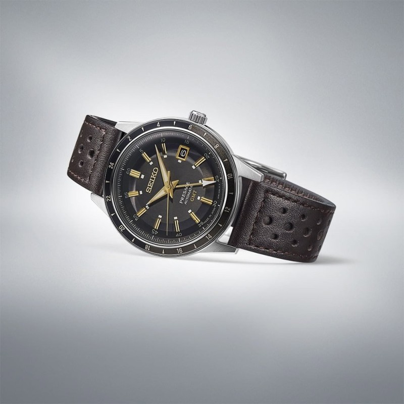 Reloj SEIKO Presage Style 60’s GMT Black SSK013J1