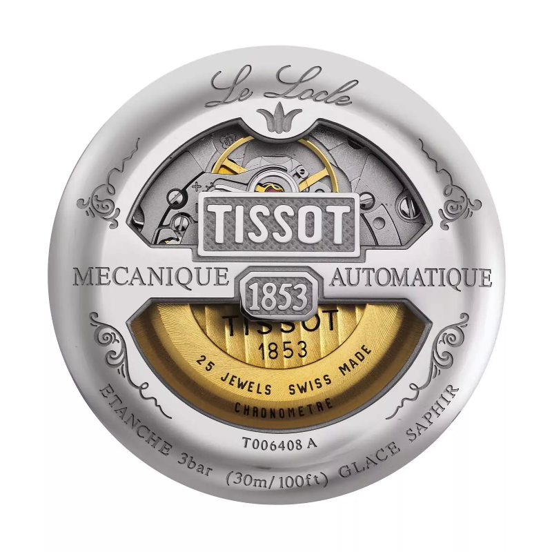 Reloj Tissot Le Locle Automatic COSC Negro T006.408.11.057.00