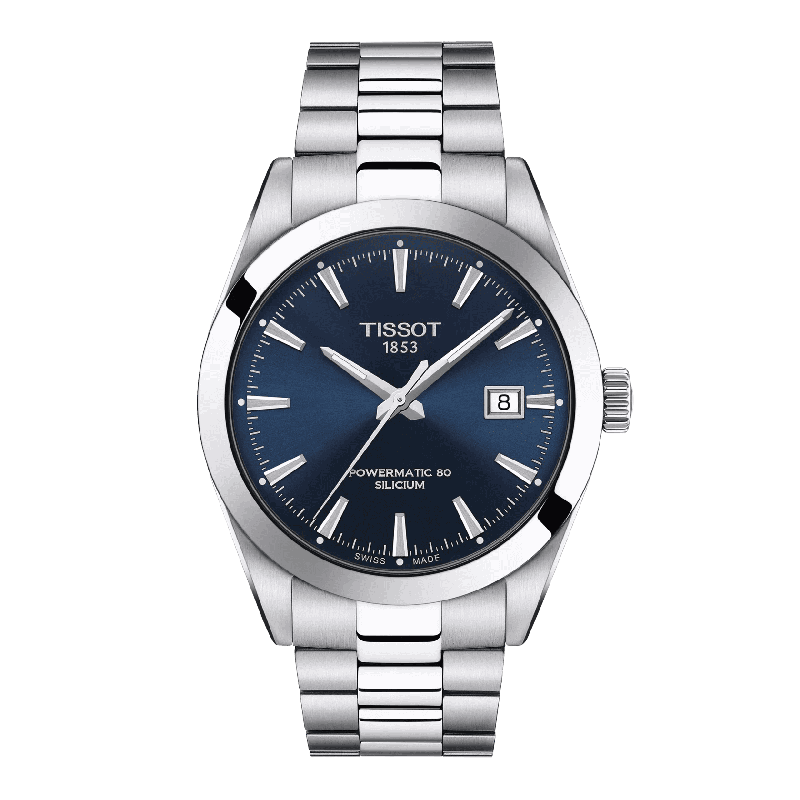 Reloj Tissot Gentleman Powermatic 80 Silicium Azul 40mm T127.407.11.041.00