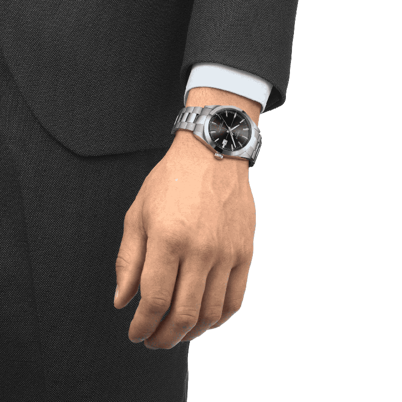 Reloj Tissot Gentleman Powermatic 80 Silicium Antracita 40mm T127.407.11.061.01