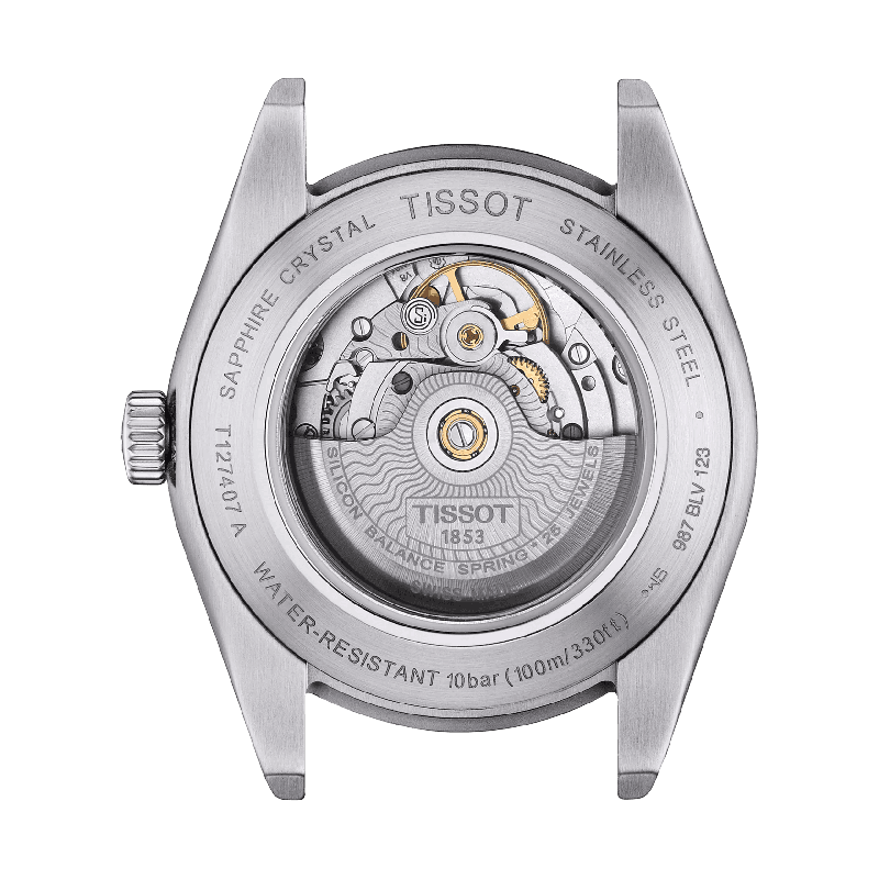 Reloj Tissot Gentleman Powermatic 80 Silicium Verde 40mm T127.407.11.091.01