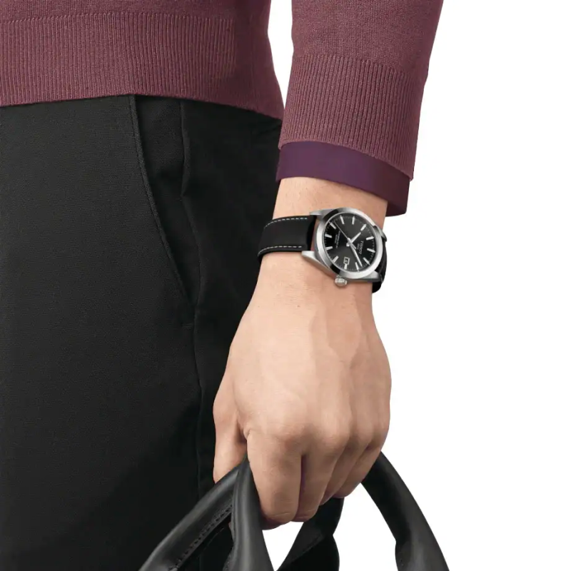 Reloj Tissot Gentleman Powermatic 80 Negro 40mm T127.407.16.051.00