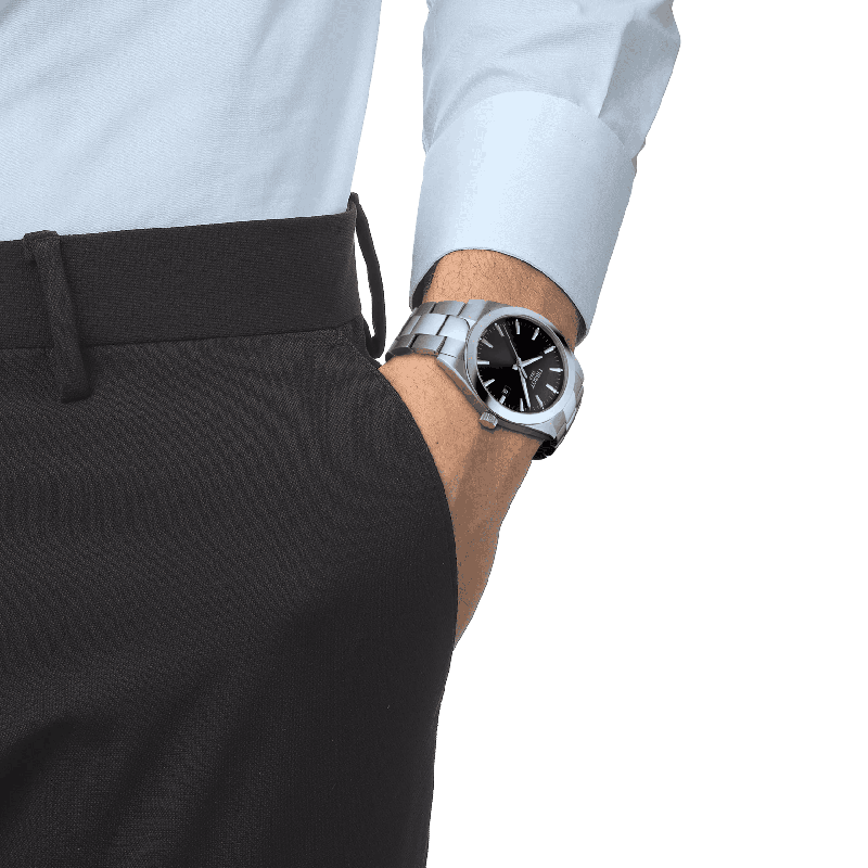 Reloj Tissot Gentleman Negro 40mm T127.410.16.051.00