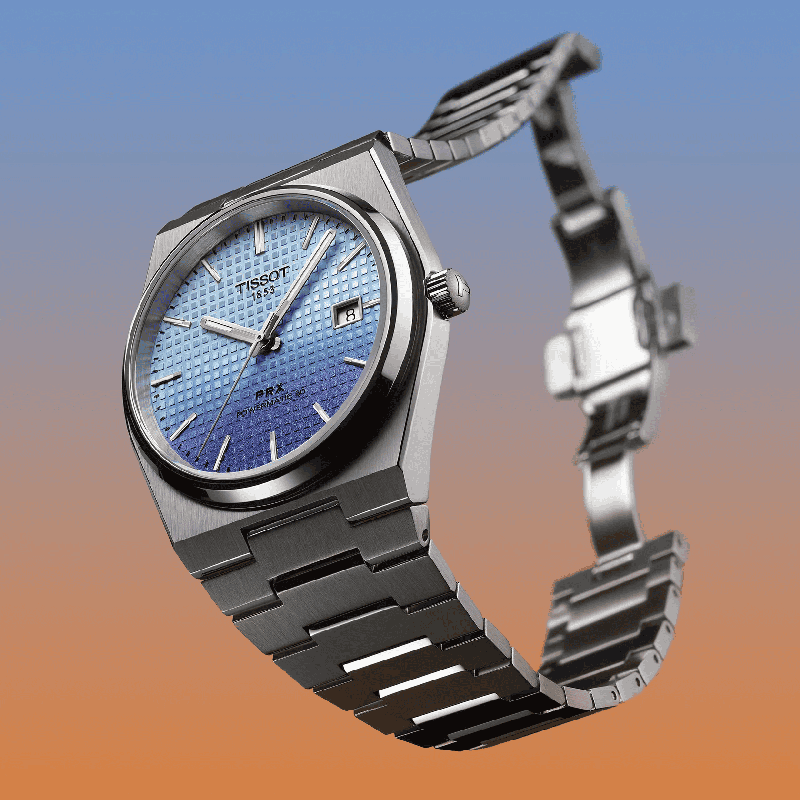 Reloj Tissot PRX 40mm Powermatic 80 Sky Blue T137.407.11.351.01