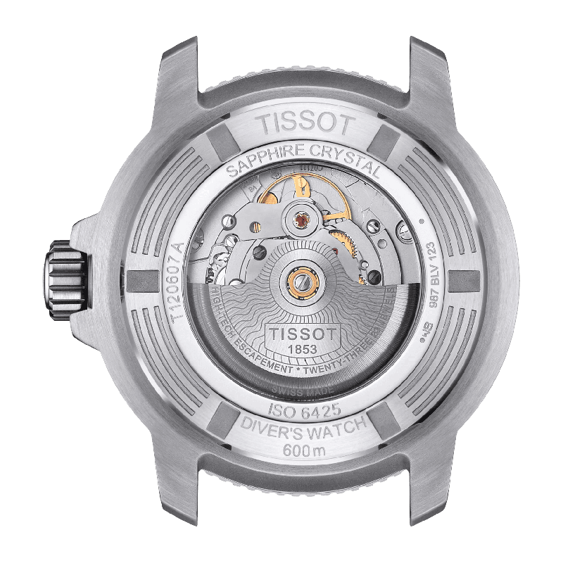 Reloj Tissot Seastar 2000 Professional Powermatic 80 46mm Azul T120.607.11.041.00