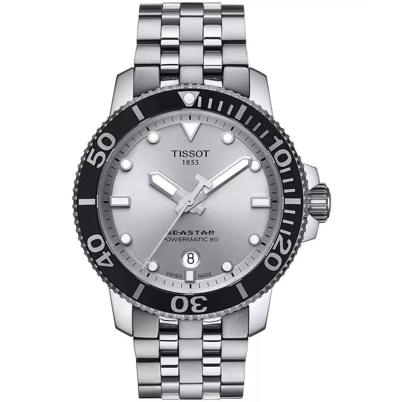 Reloj Tissot Seastar 1000 Powermatic 80 43mm Silver T120.407.11.031.00