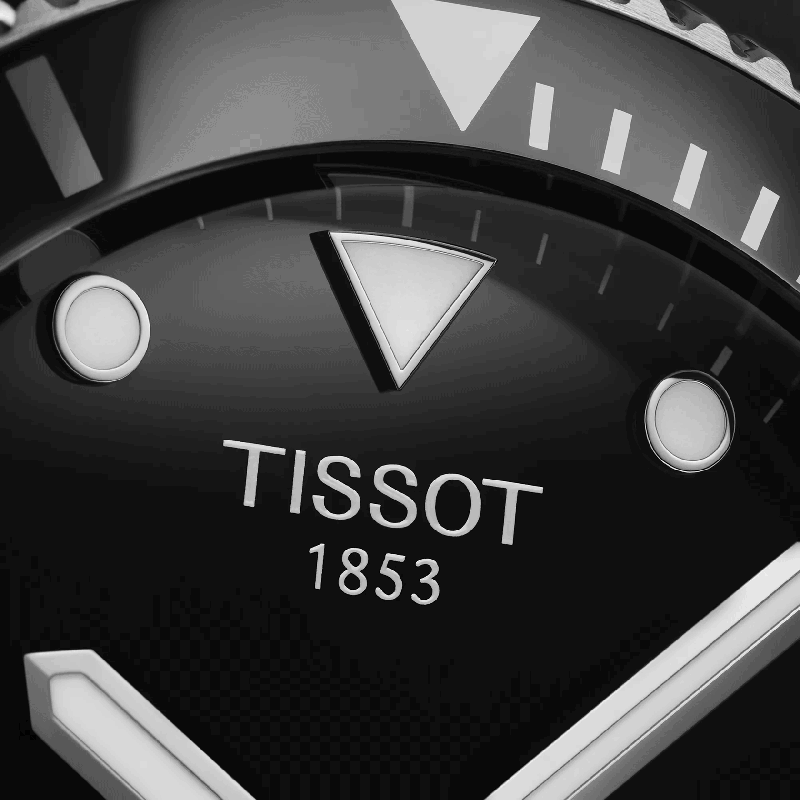 Reloj Tissot Seastar 1000 Quartz 40mm Negro T120.410.27.051.00
