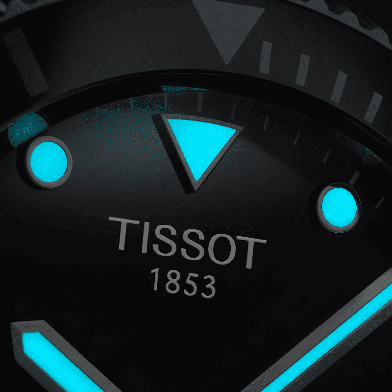 Reloj Tissot Seastar 1000 Quartz 40mm Negro T120.410.27.051.00