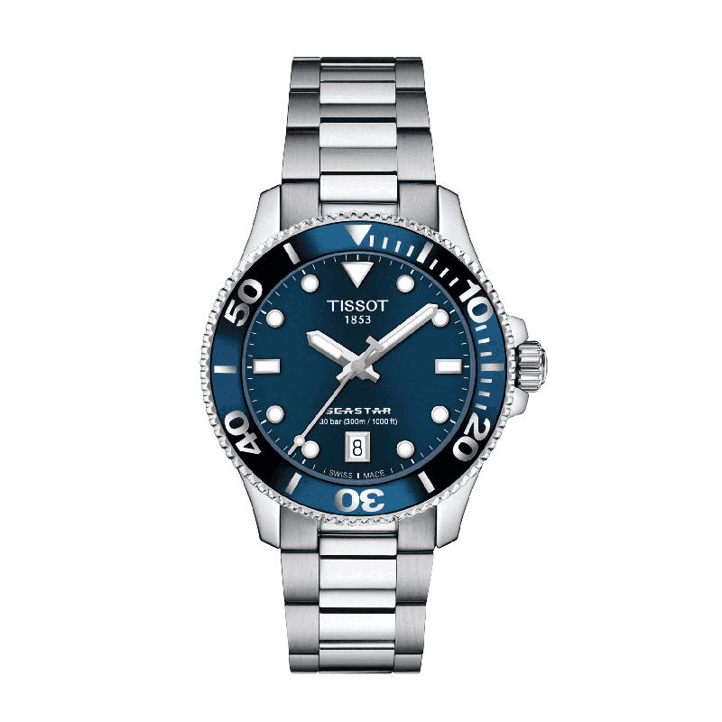Reloj Tissot Seastar 1000 36mm Azul T120.210.11.041.00