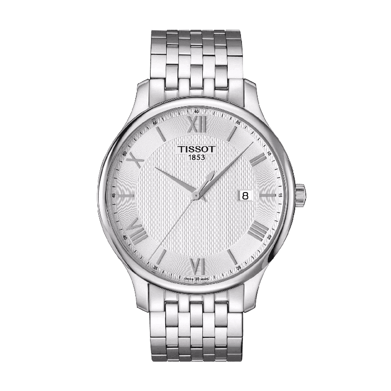 Reloj Tissot Tradition 42mm Plata/Acero T063.610.11.038.00