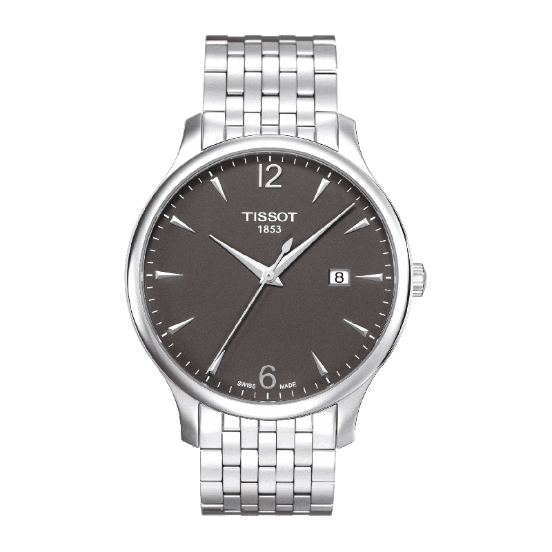 Reloj Tissot Tradition 42mm Antracita/Acero T063.610.11.067.00