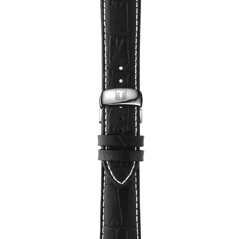 Reloj Tissot Tradition Chronograph 42mm Negro/Cuero Negro T063.617.16.057.00