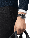 Reloj Tissot Tradition Chronograph 42mm Negro/Cuero Negro T063.617.16.057.00