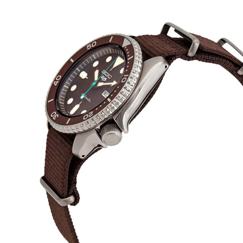 Reloj SEIKO 5 Sport Marrón SRPD85K1