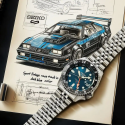 Reloj SEIKO 5 Sport GMT "Velocity Blue" SSK045K1