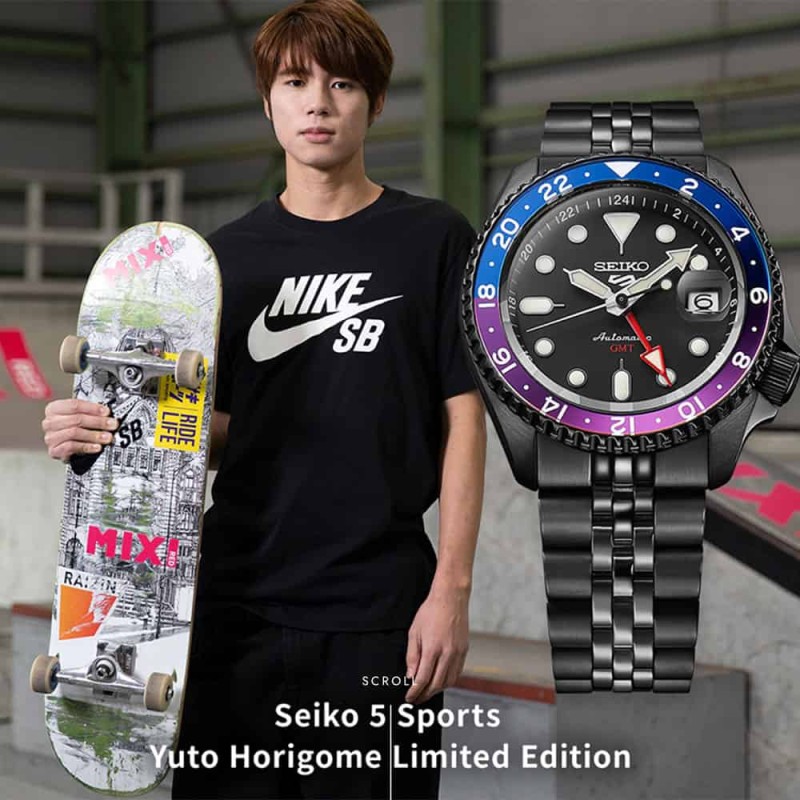 Reloj SEIKO 5 Sport GMT "YUTO HORIGOME LIMITED EDITION" SSK027