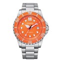 Reloj Citizen Promaster Marine Orange Dial Automatic NJ0128-80X