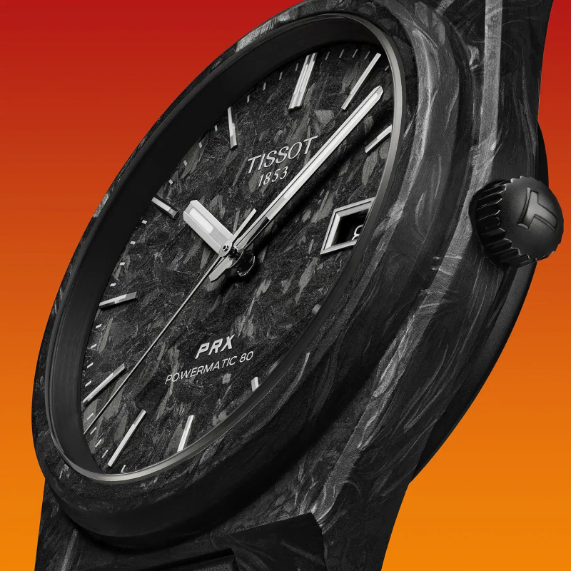 Reloj Tissot PRX Powermatic 80 Carbon T137.907.97.201.00