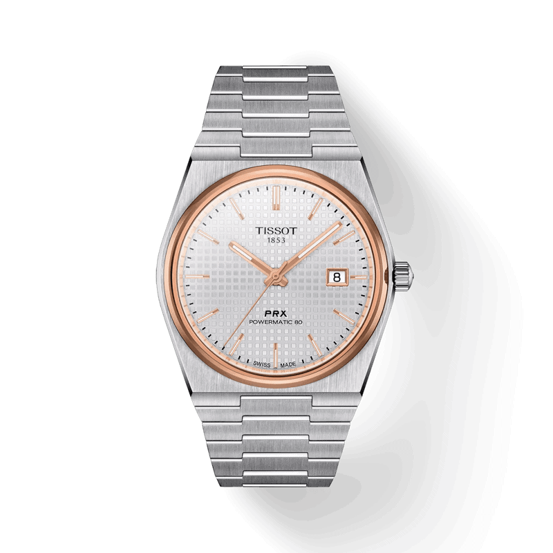 Reloj Tissot PRX Powermatic 80 40mm Plateado T137.407.21.031.00
