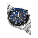 Reloj Orient Mako Solar Chronograph 20th Anniversary Limited Edition 43mm Azul RA-TX0208L10B