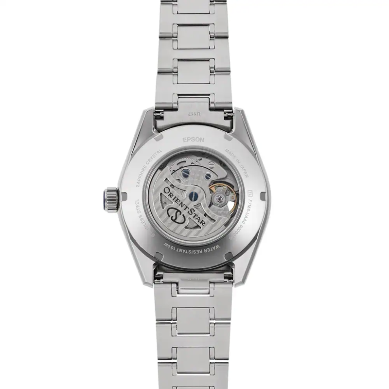 Reloj Orient Star Mechanical Moon Phase Automatic 41mm Blanco RE-AY0002S00B