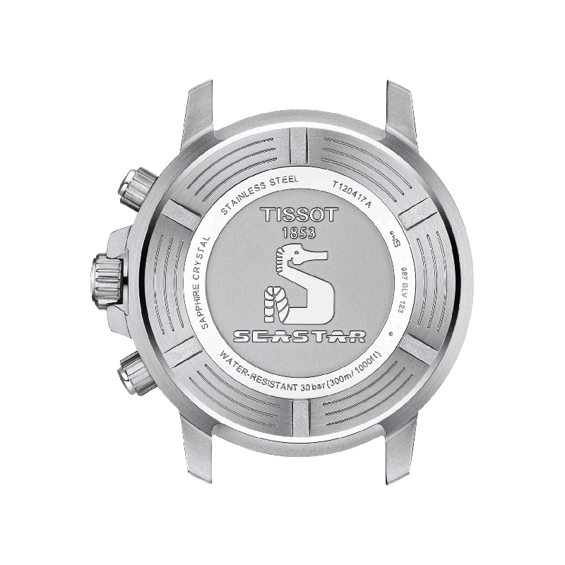 Reloj Tissot Tissot Seastar 1000 Chronograph 45.5mm Verde T120.417.11.091.01