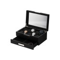 Estuche para 10 Relojes y Joyas Negro RS-2351-10BL Rothenschild