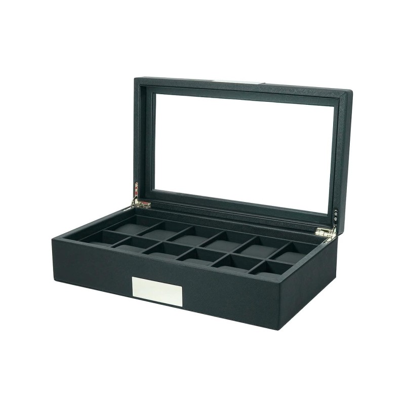 Watch Box para 12 Relojes Negro RS-3633-BL Rothenschild