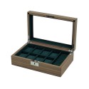 Watch Box para 8 Relojes y Gemelos Nogal RS-2442-W Rothenschild