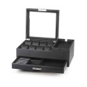 Watch Box para 6 Relojes y Accesorios Cuero Sintético con Cajón RS-LF8WB2V-BL Rothenschild