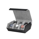 Estuche para 6 Relojes Negro-Gris RS-3178-6-BL-GY Rothenschild