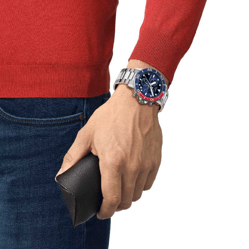 Reloj Tissot Tissot Seastar 1000 Chronograph 45.5mm Azul T120.417.11.041.03