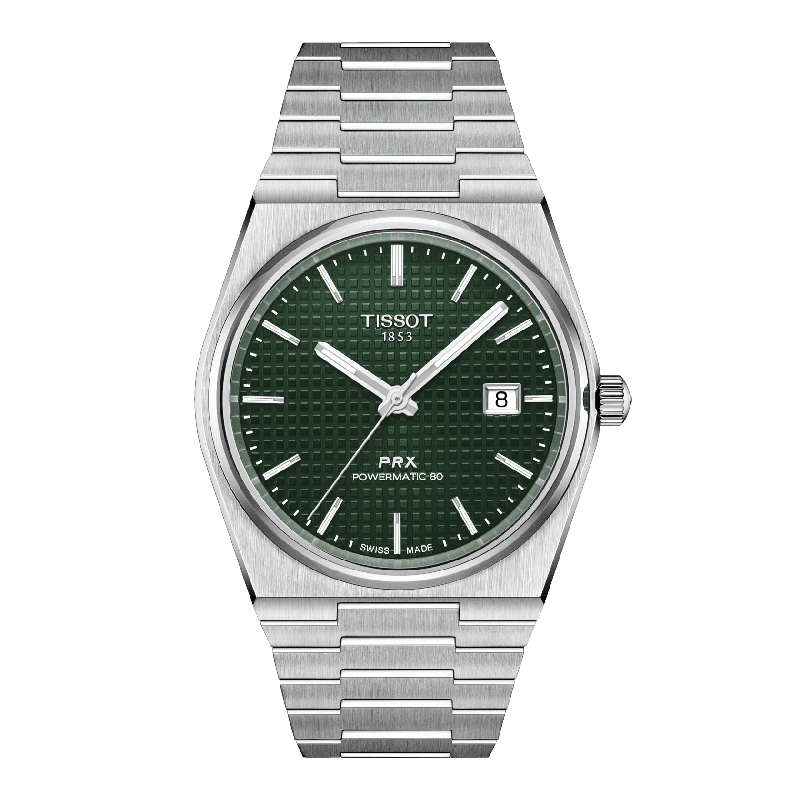 Reloj Tissot PRX Powermatic 80 40mm Verde T137.407.11.091.00