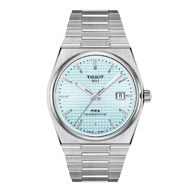 Reloj Tissot PRX Powermatic 80 40mm Azul Hielo T137.407.11.351.00
