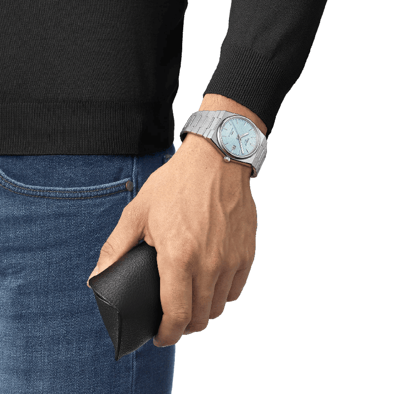 Reloj Tissot PRX Powermatic 80 40mm Azul Hielo T137.407.11.351.00