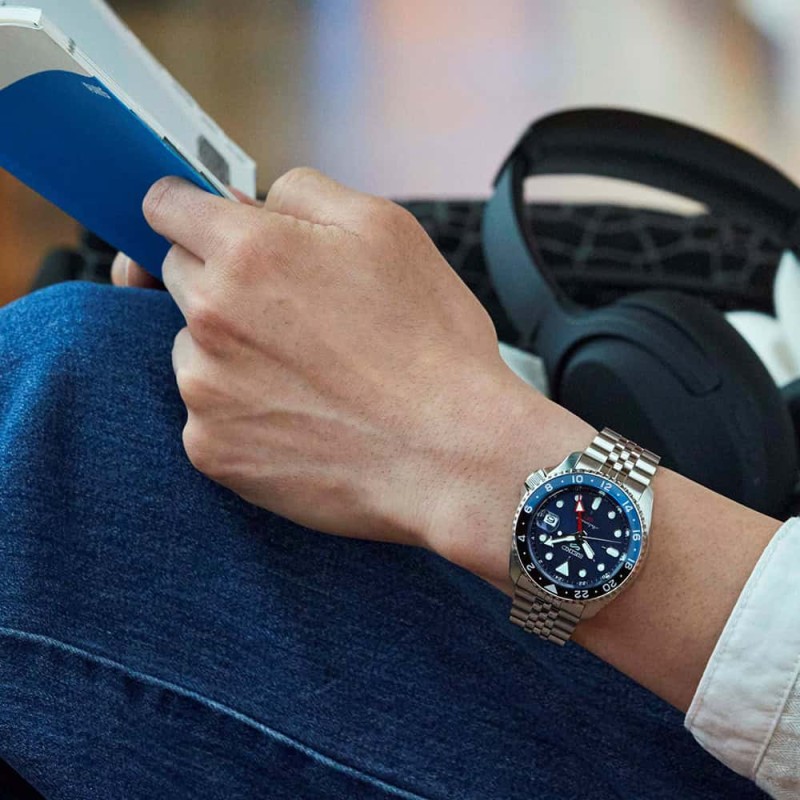 Reloj SEIKO 5 Sport GMT Azul SSK003K1