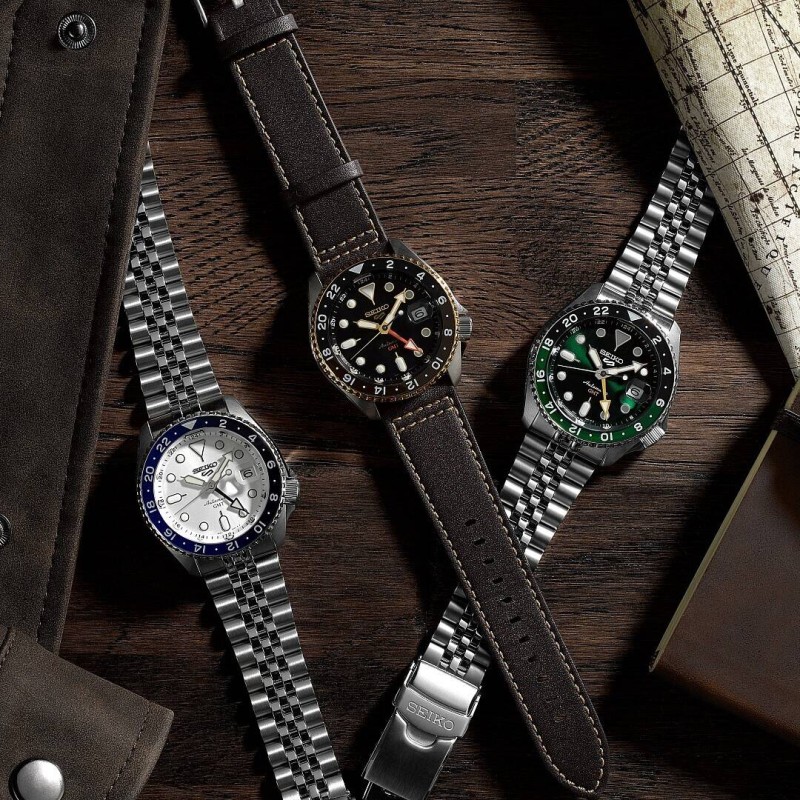 Reloj SEIKO 5 Sport GMT Verde SSK035K1