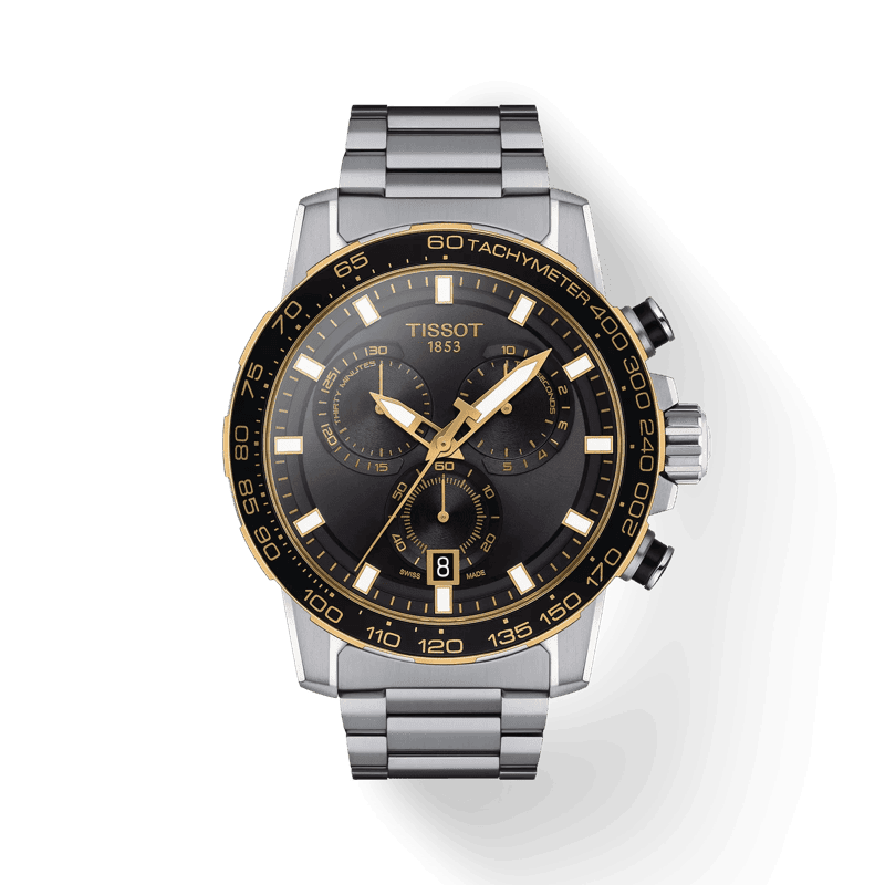 Reloj Tissot Supersport Chrono Negro/Dorado T125.617.21.051.00