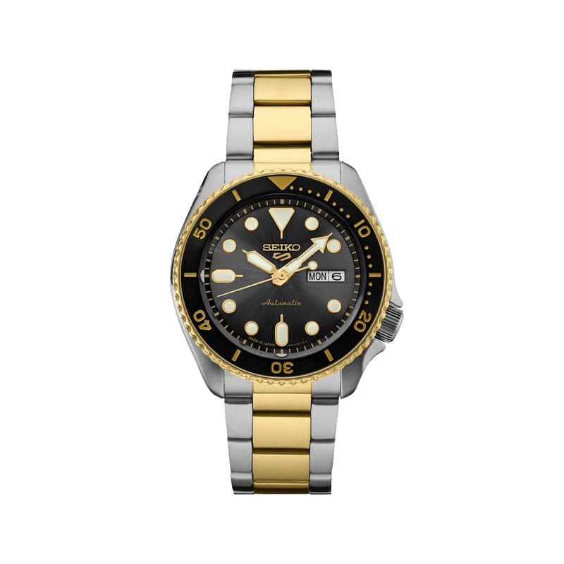 Reloj SEIKO 5 Sport Two Tone Charcoal SRPK22 "Made in Japan"