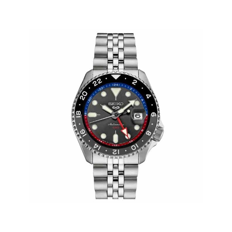 Reloj SEIKO 5 Sport GMT Grey Carbon SSK019 "Made in Japan"