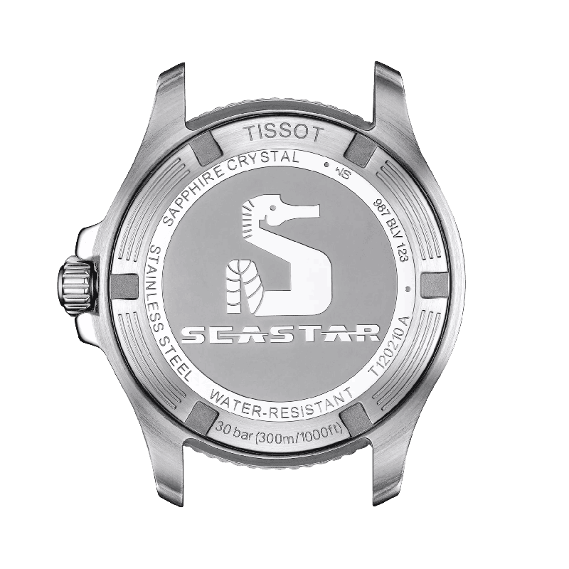 Reloj Tissot Seastar 1000 36mm Negro/Dorado T120.210.21.051.00