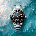 Reloj Tissot Seastar 1000 36mm Negro/Dorado T120.210.21.051.00